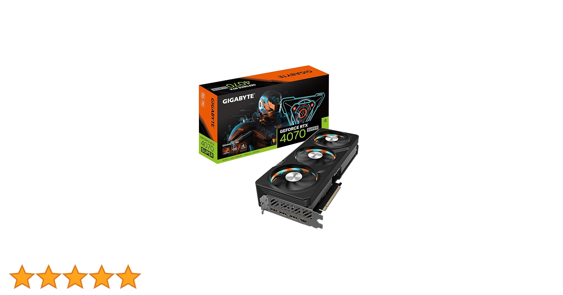 Amazon | GIGABYTE GeForce RTX 4070 Super Gaming OC 12G